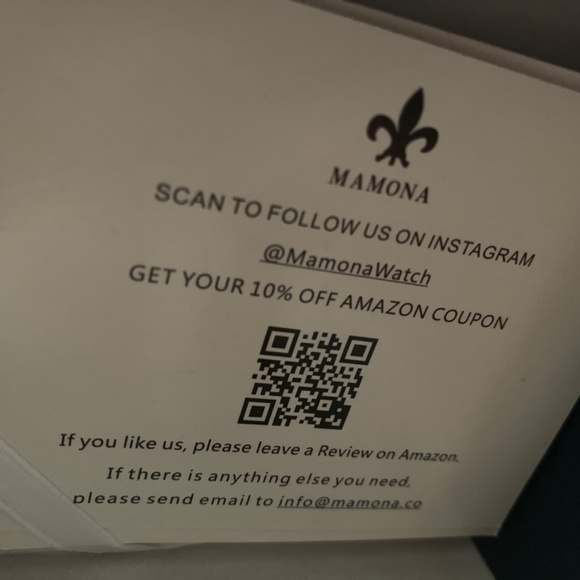 Mamona watch and bracelet set - Picture 2 of 2